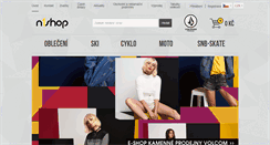 Desktop Screenshot of n1shop.cz